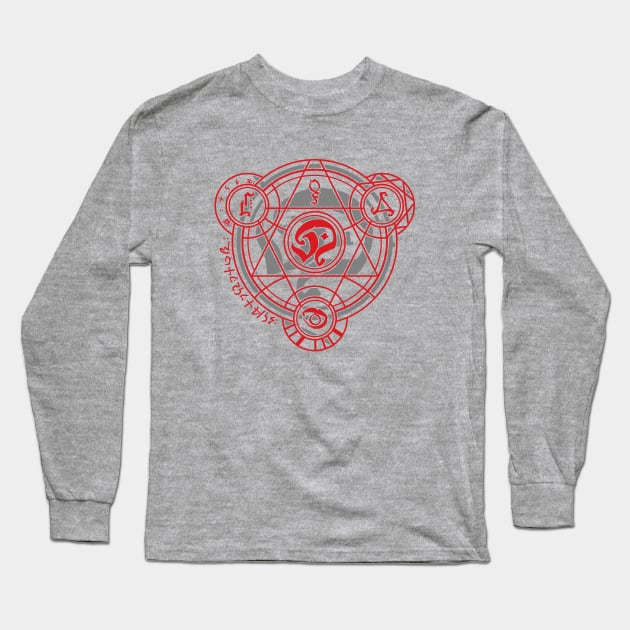 Mystical Spell Circle Long Sleeve T-Shirt by DukeTheBear